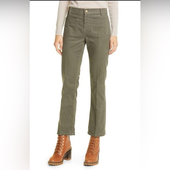 Tory Burch Corduroy Flare Pants 27 - Picture 1 of 8